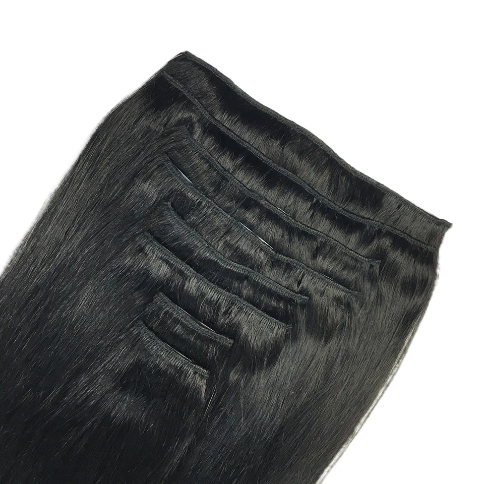 Clip In Hair Extensions Brazilian Straight - Image 3