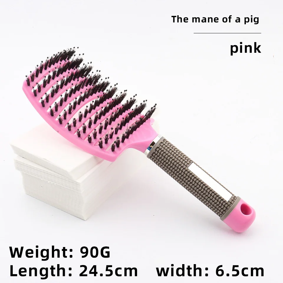Bristle Nylon Hairbrush - Image 16
