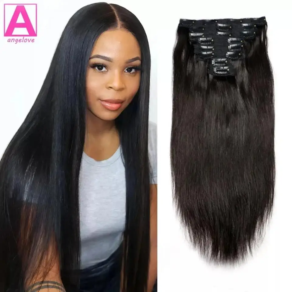 Clip In Hair Extensions Brazilian Straight