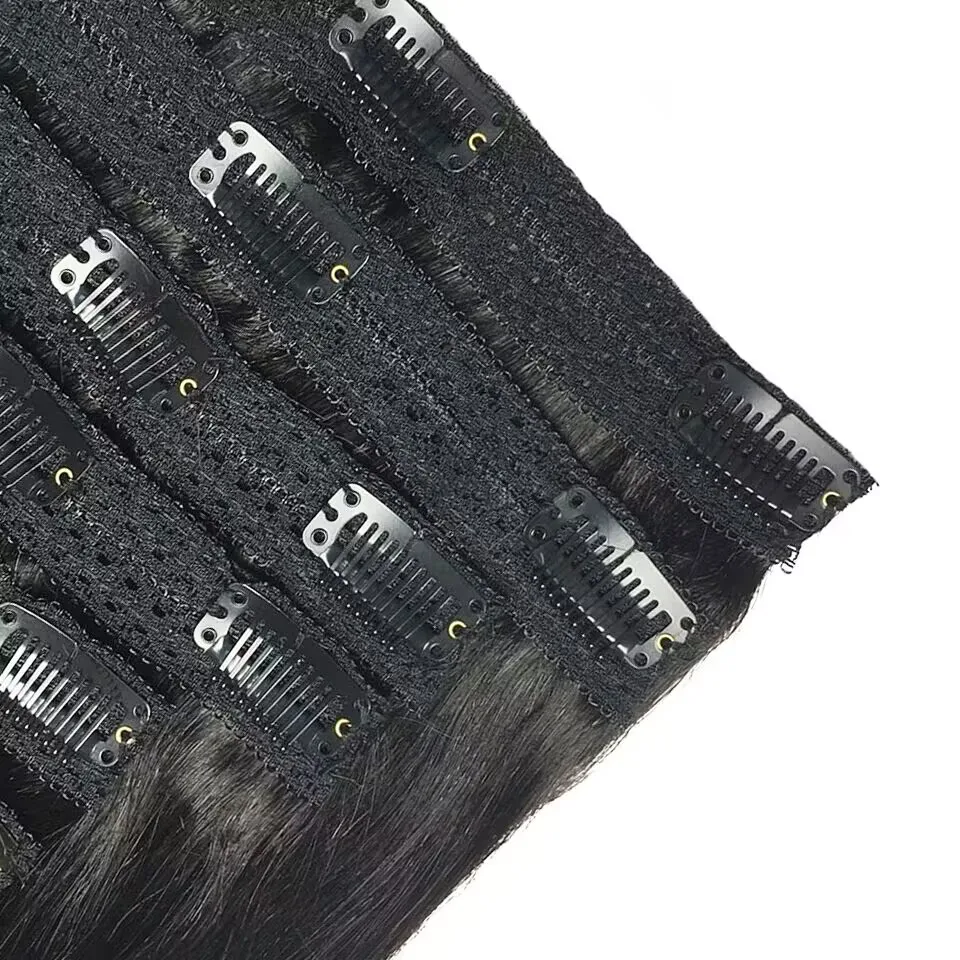 Clip In Hair Extensions Brazilian Straight - Image 17