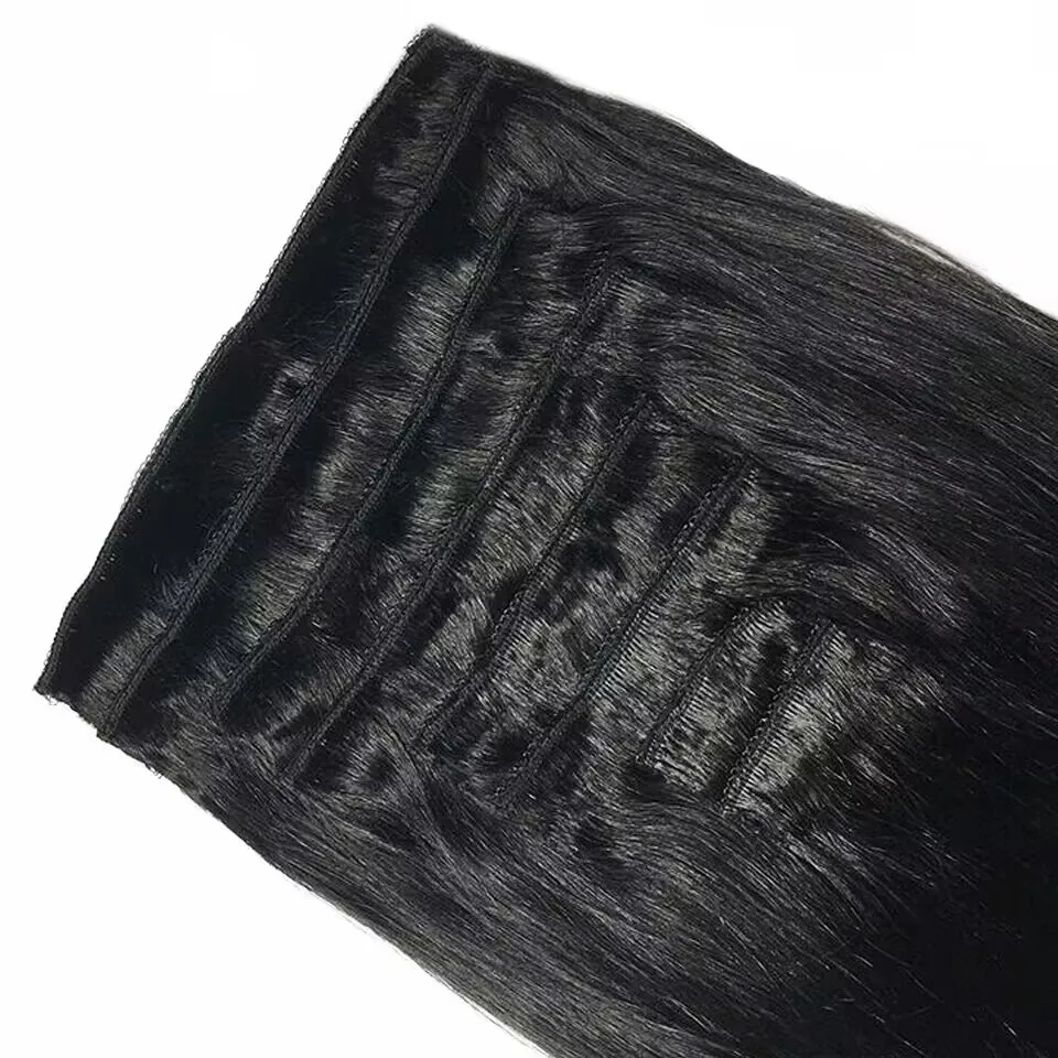 Clip In Hair Extensions Brazilian Straight - Image 18