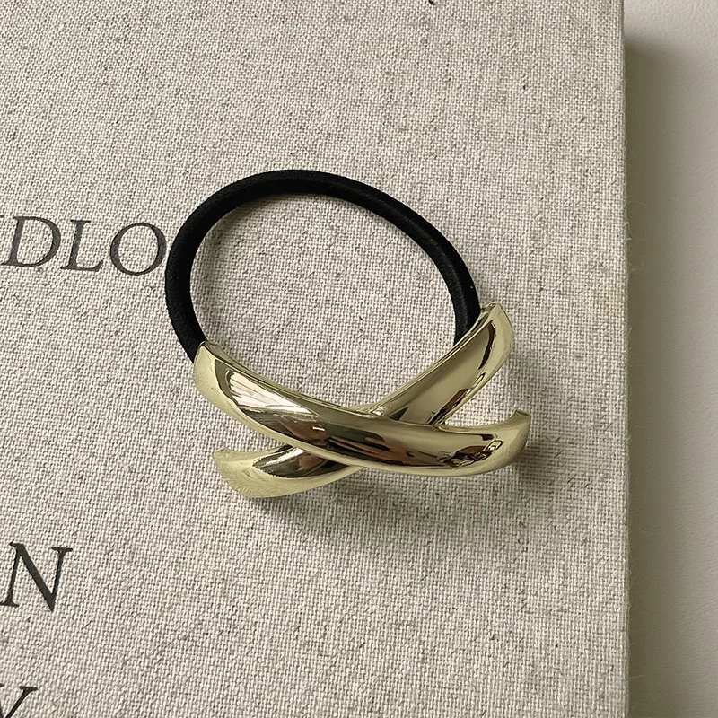 U-shaped alloy ponytail headband - Image 8