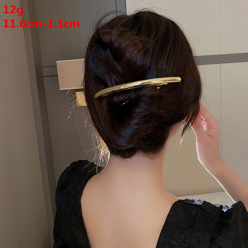 U-shaped alloy ponytail headband - Image 13