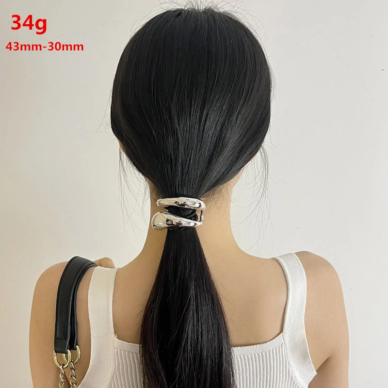 U-shaped alloy ponytail headband - Image 14