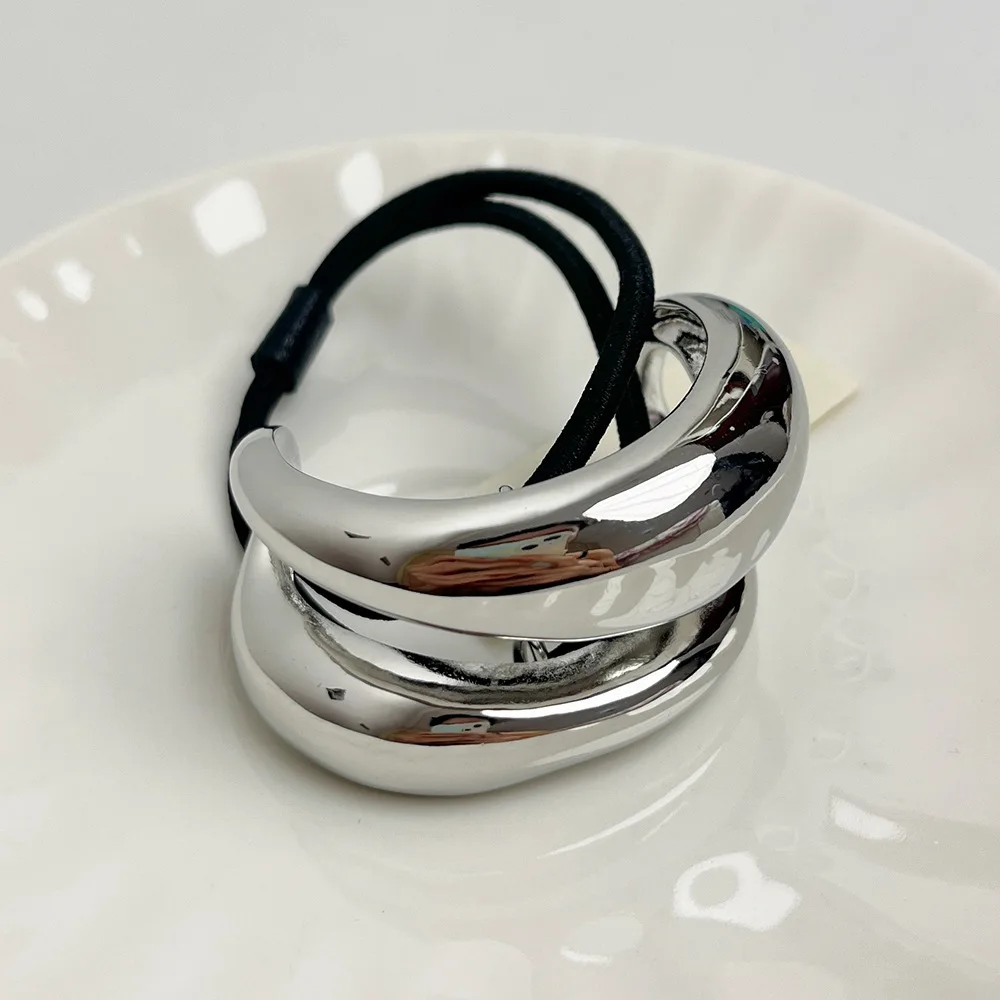 U-shaped alloy ponytail headband - Image 5