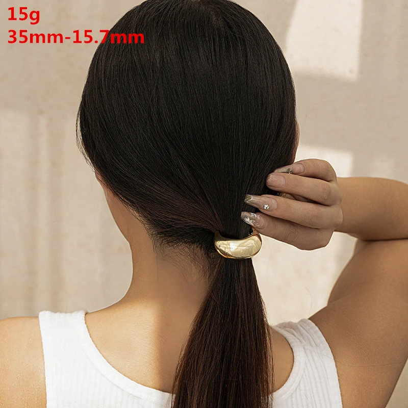 U-shaped alloy ponytail headband - Image 9