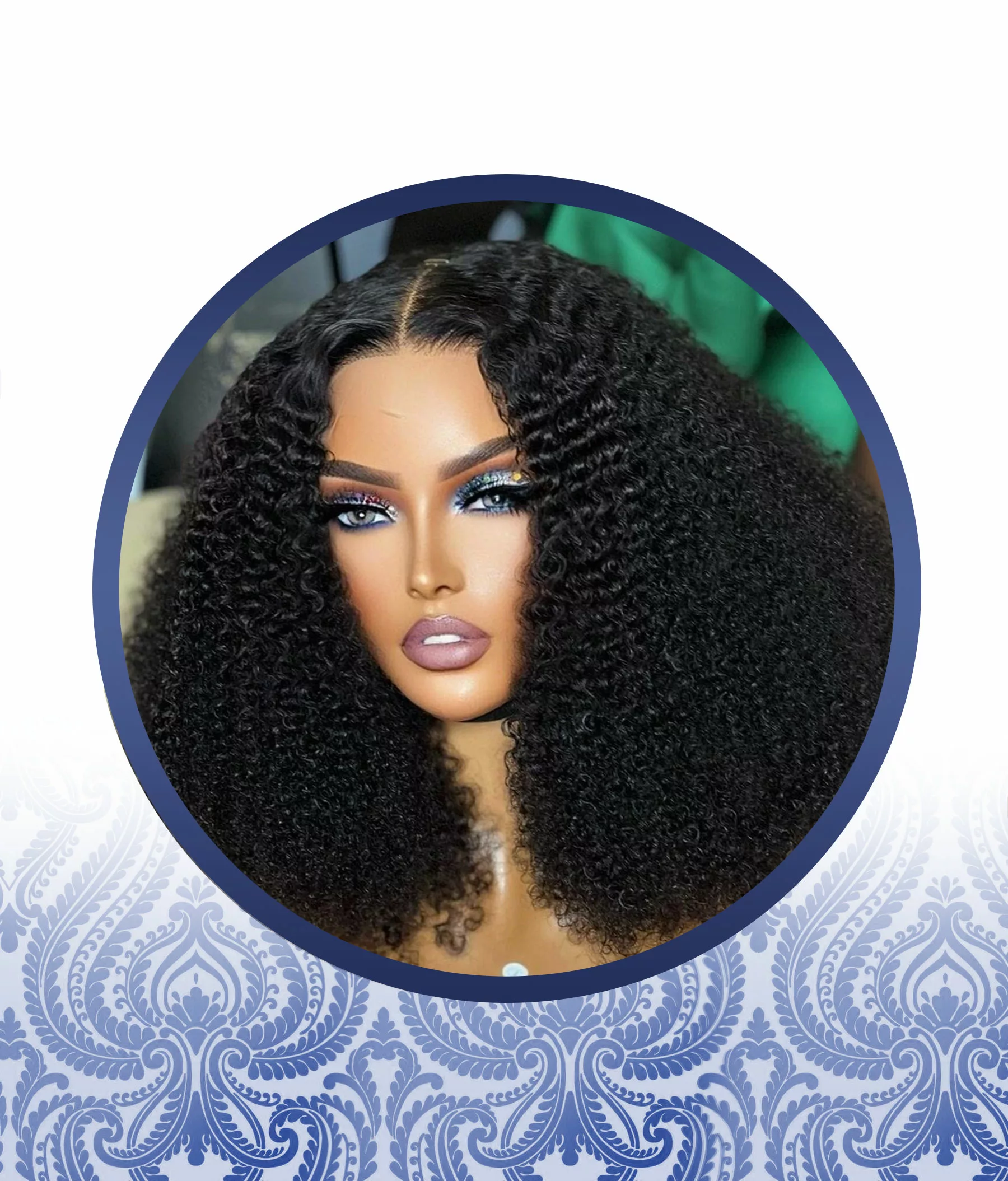 4x4 Deep Curl Wig