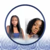 Straight Peruvian & Water Wave Middle Part Wigs