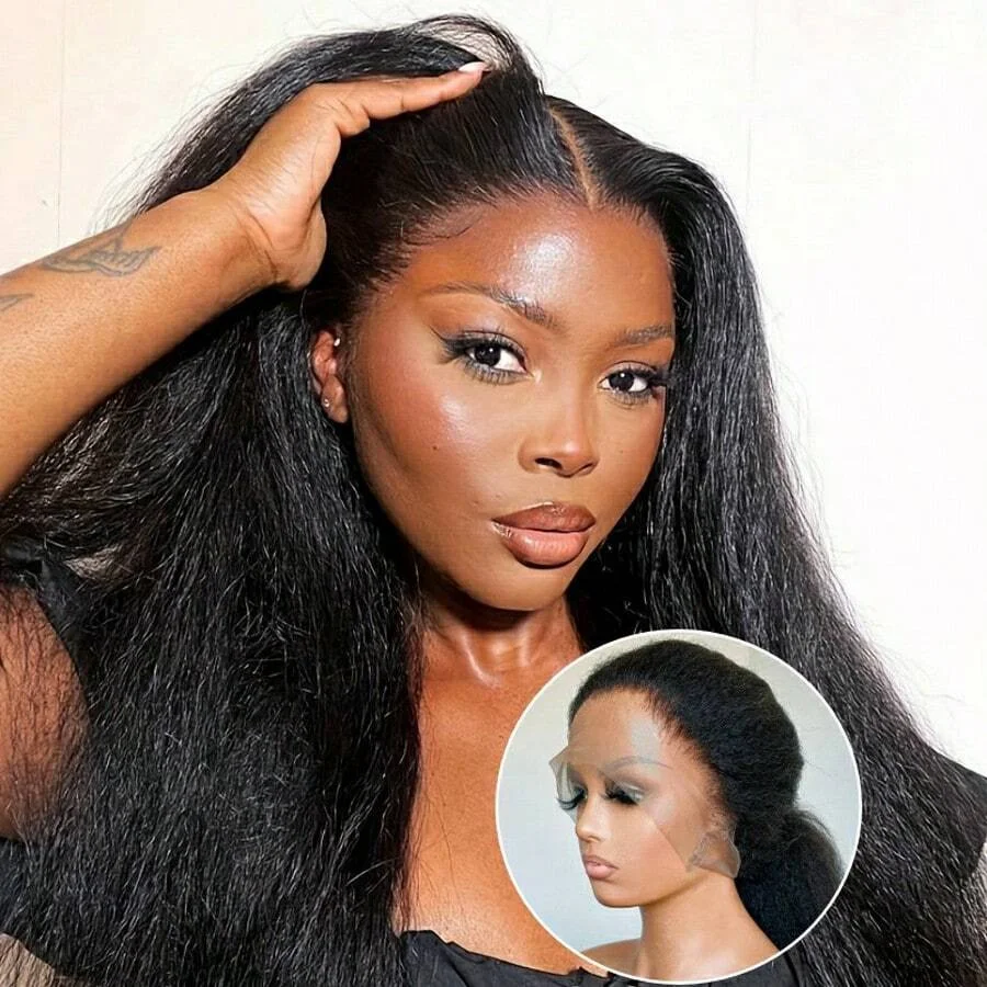 Yaki Straight Lace Front Wig