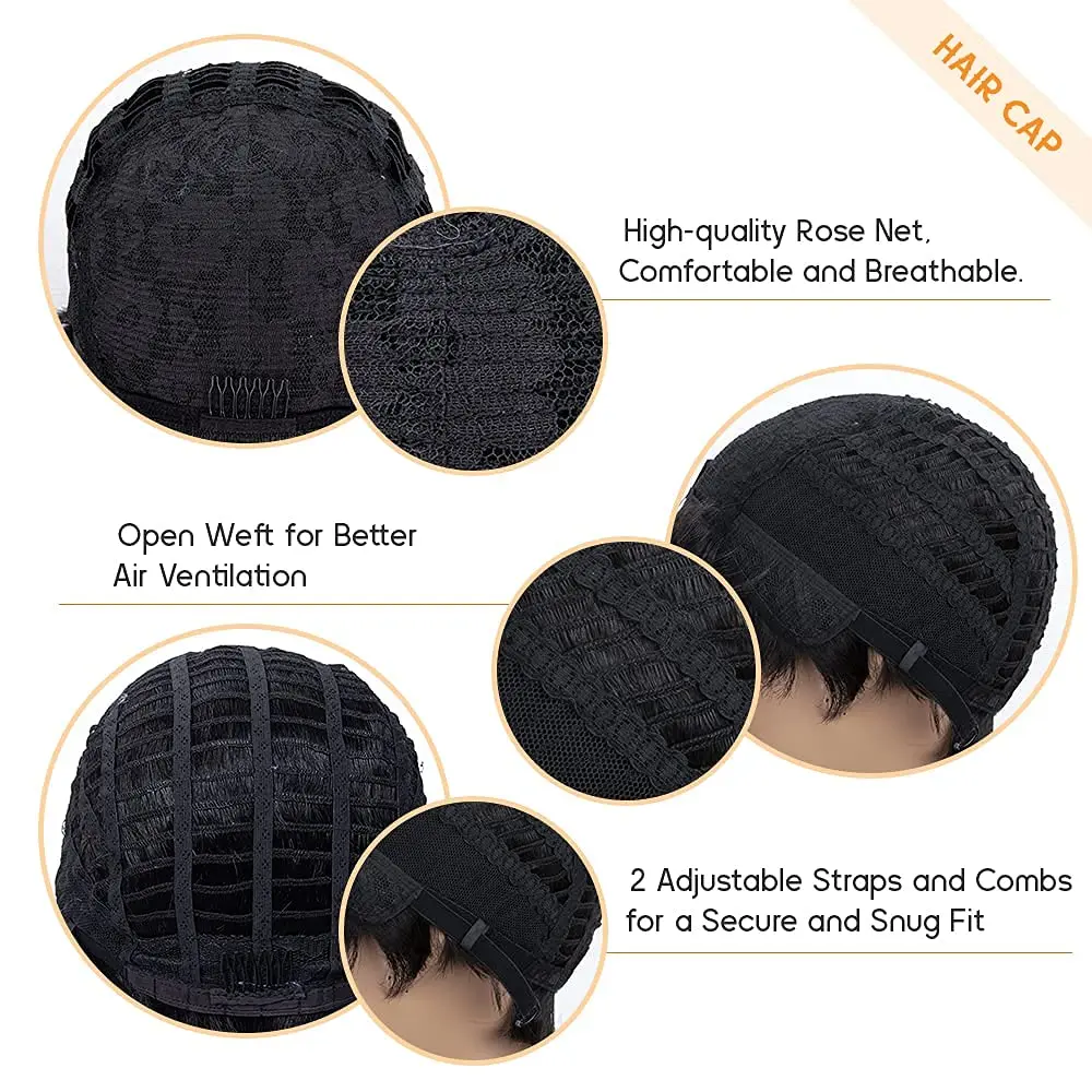 Straight Bob Wig With Bangs - Image 5