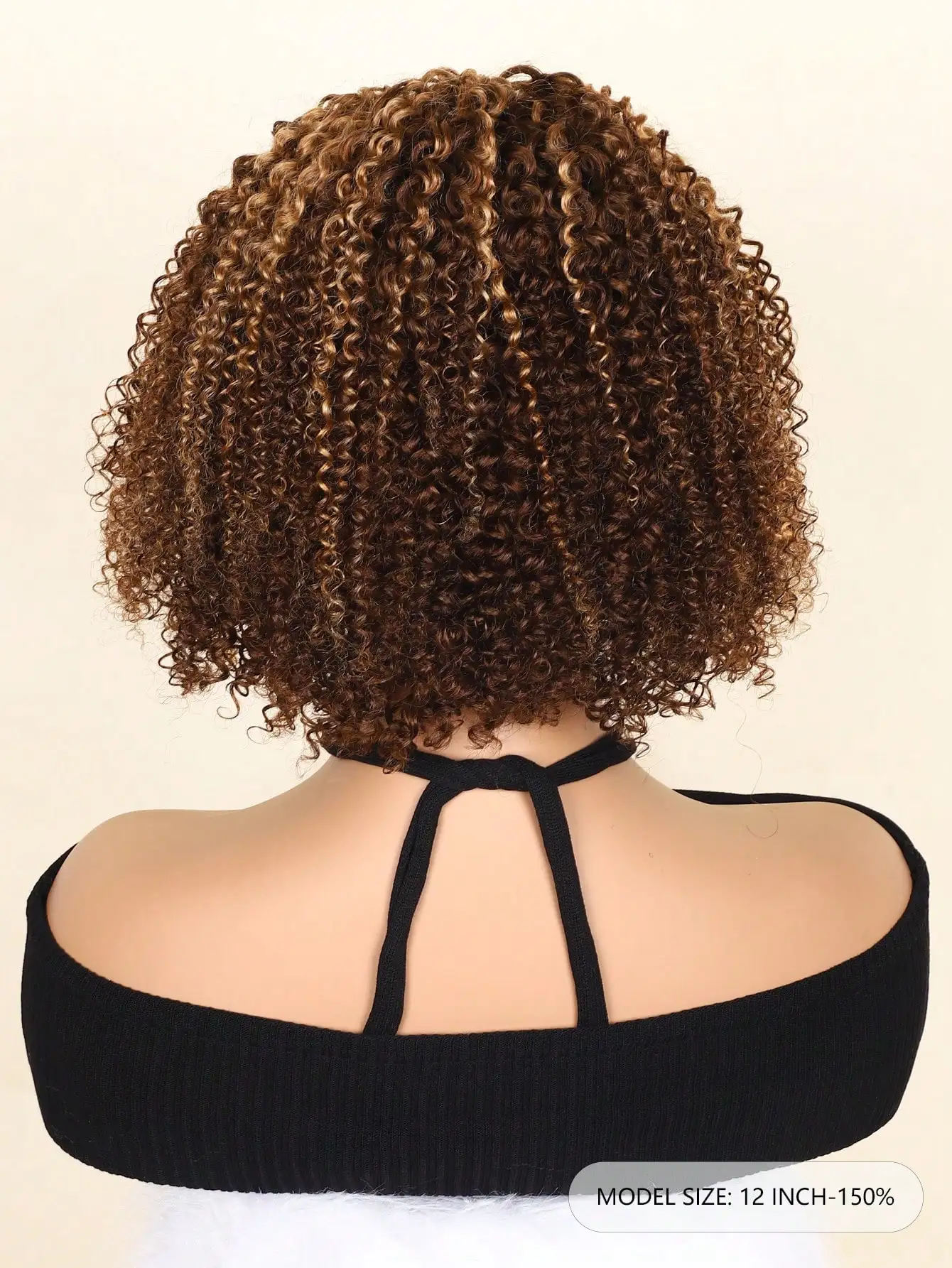 Ombre Curly Headband Bob Wig - Image 3